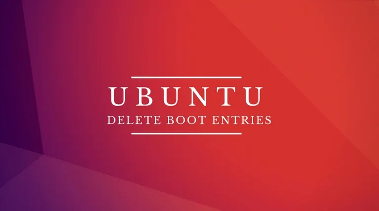 Xóa boot entries với efibootmgr