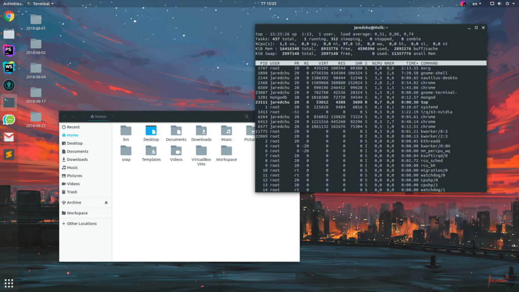 Cài theme Adapta và Paper Icons trên Ubuntu 18.04 2